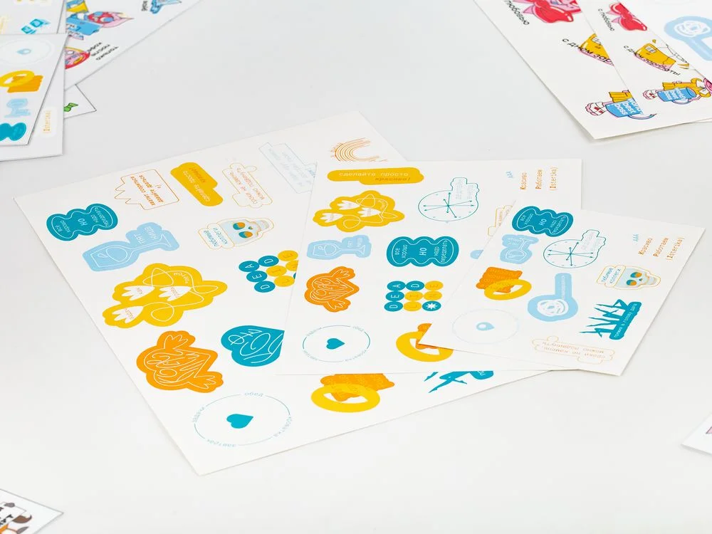 Наклейки бумажные Sticker Pack на заказ L - фото 4