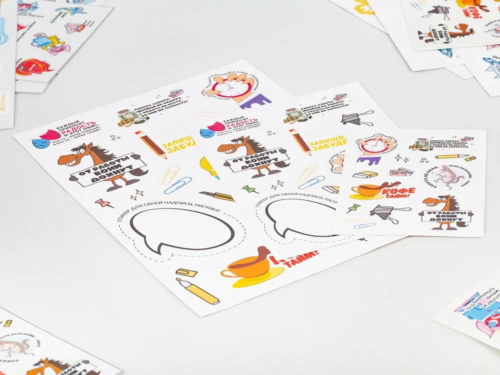 Наклейки ПВХ Sticker Pack на заказ M - фото 3