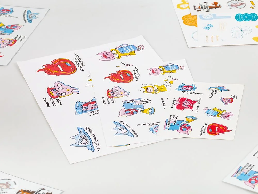 Наклейки ПВХ Sticker Pack на заказ L - фото 2