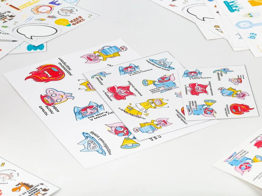 Наклейки UV-DTF Sticker Pack на заказ S - фото 2