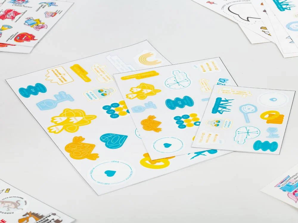 Наклейки UV-DTF Sticker Pack на заказ M - фото 4