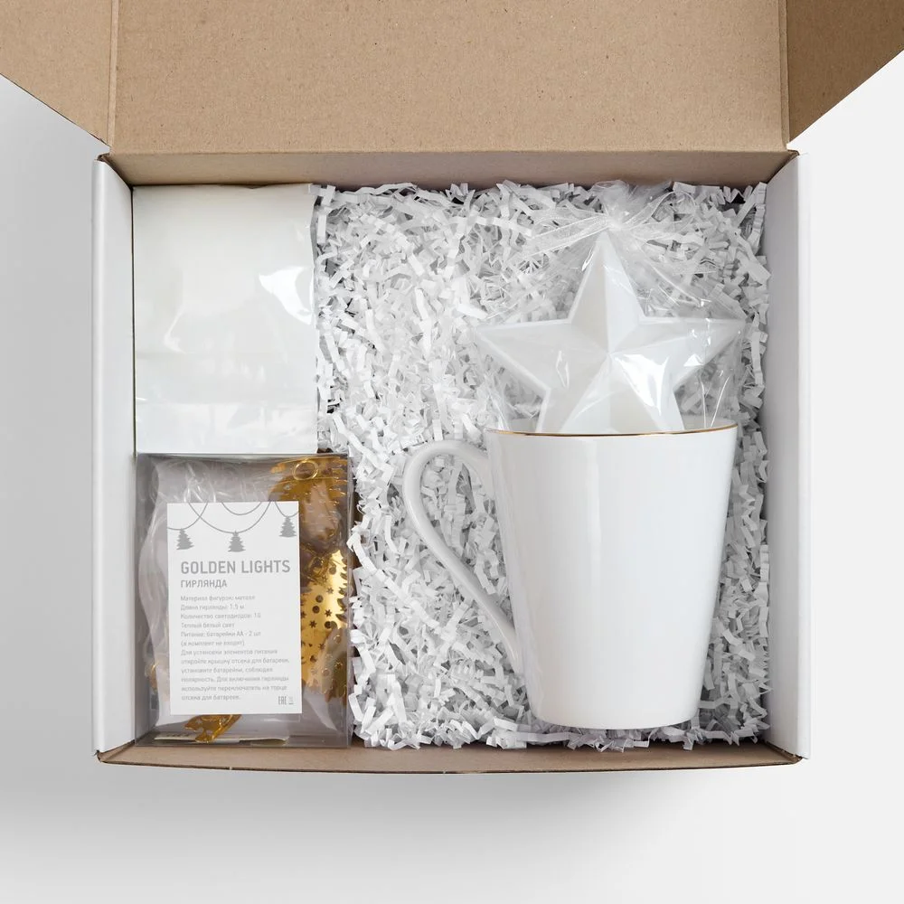 Набор Планы на счастье белый с золотистым - фото 2