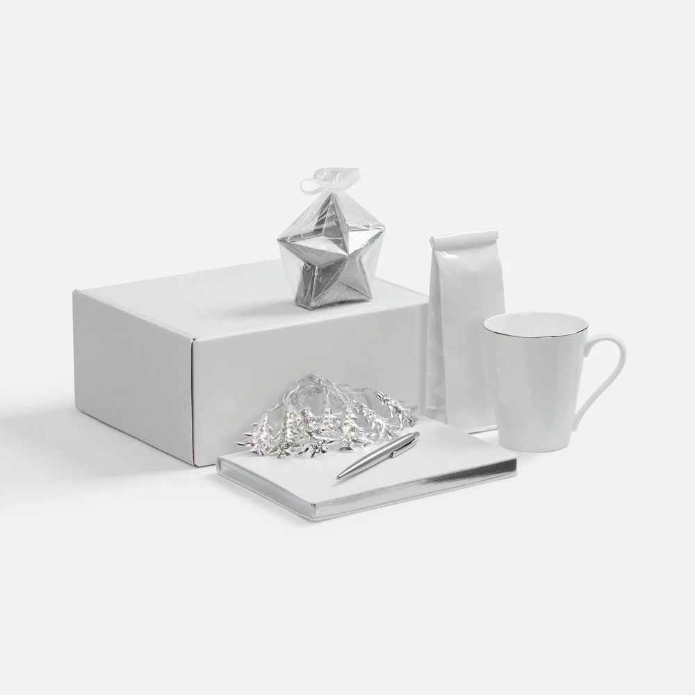 Набор «Планы на счастье», белый с серебристым - фото 1