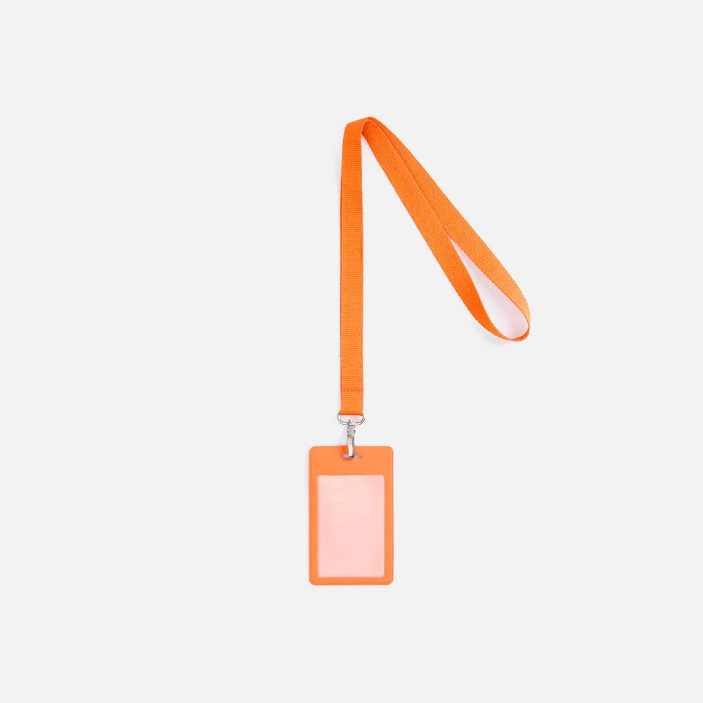 Лента для бейджа Pin, светло-оранжевая - фото 2