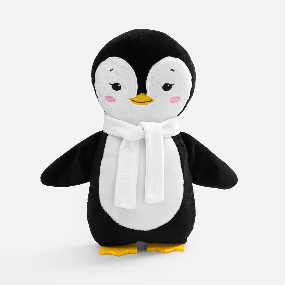 Мягкая игрушка Beastie Toys пингвиненок с белым шарфом