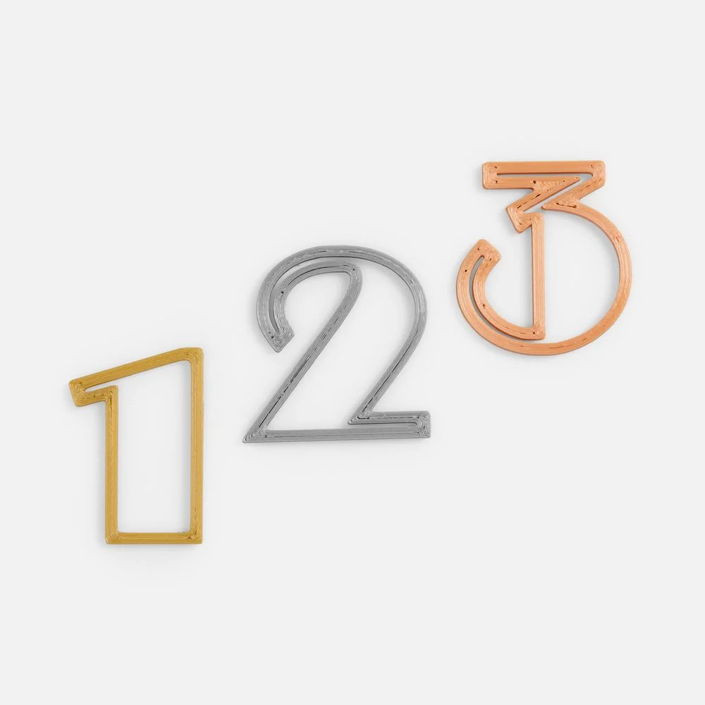 Подвеска Symbol 3D-печать на заказ цифра 1 - фото 6