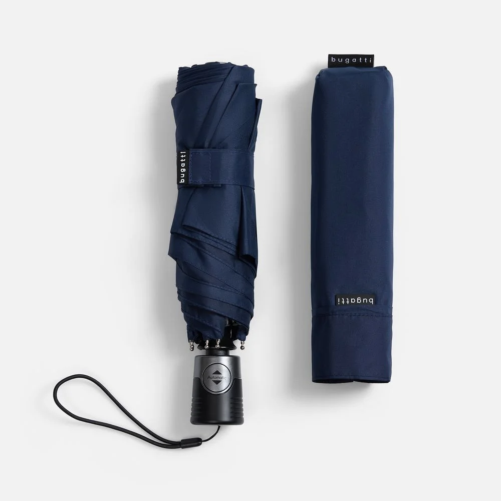 Складной зонт Take It Duo темно-синий - фото 4