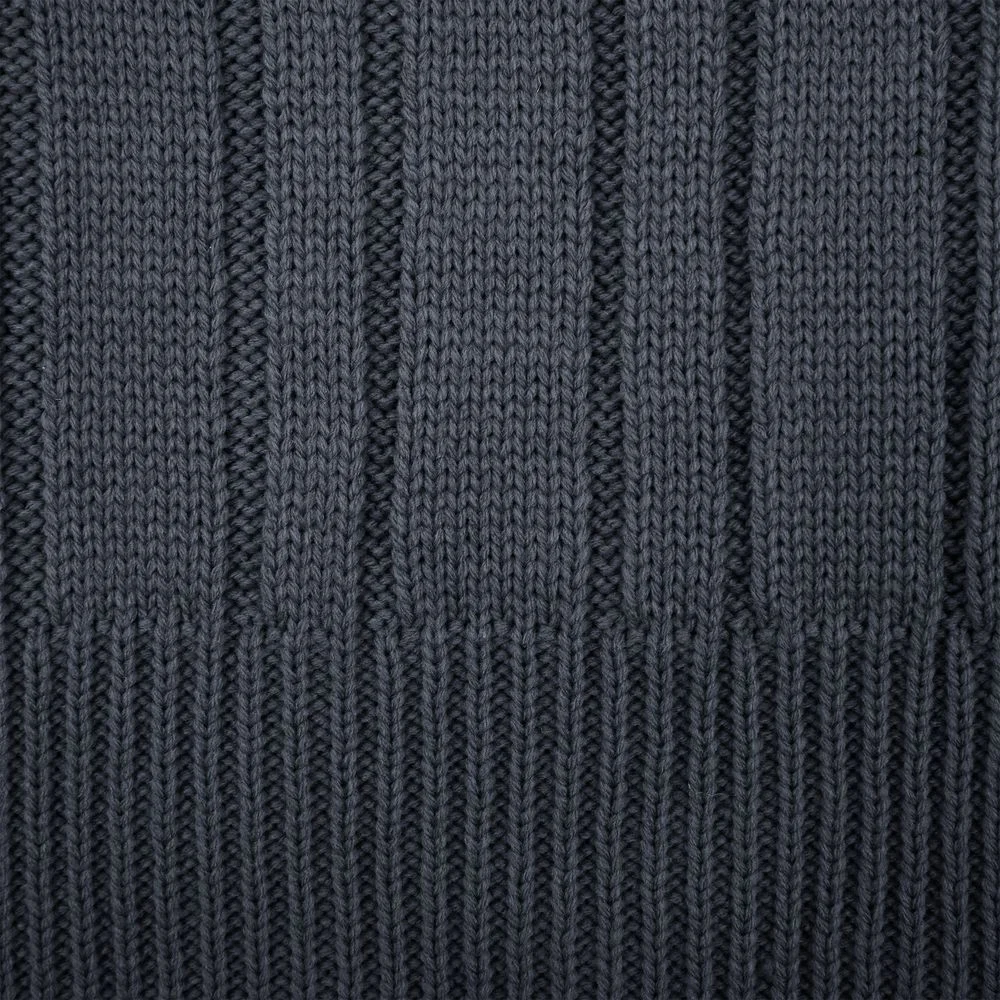 Шарф Knit Beat темно-серый - фото 4