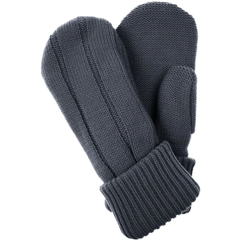 Варежки Knit Beat, темно-серые - фото 2