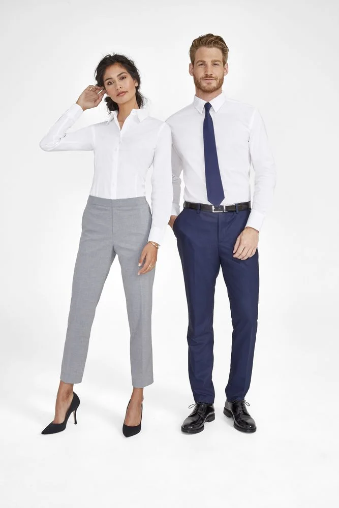 Рубашка мужская с длинным рукавом Brighton белая, размер L - фото 4