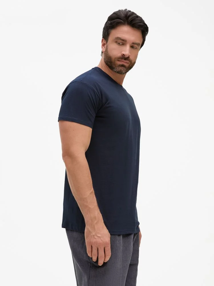 Футболка Regent 150 темно-синяя, размер XS - фото 6