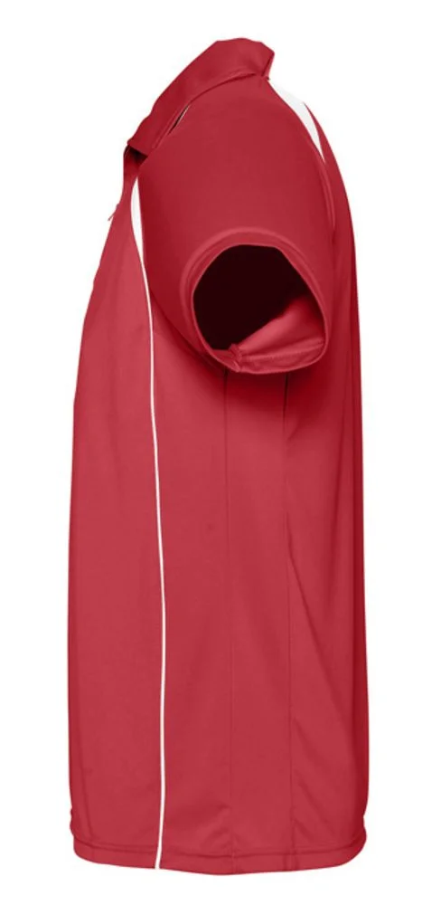 Спортивная рубашка поло Palladium 140 красная с белым размер M - фото 2