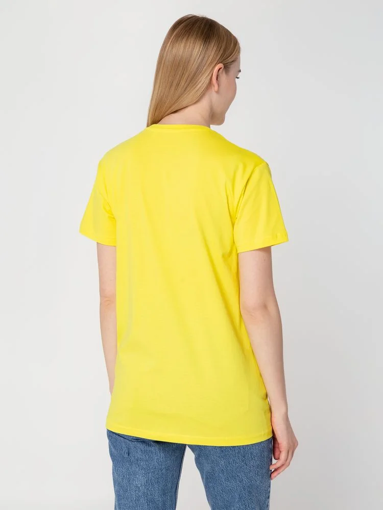 Футболка унисекс T-bolka 160 желтая размер XXL - фото 10