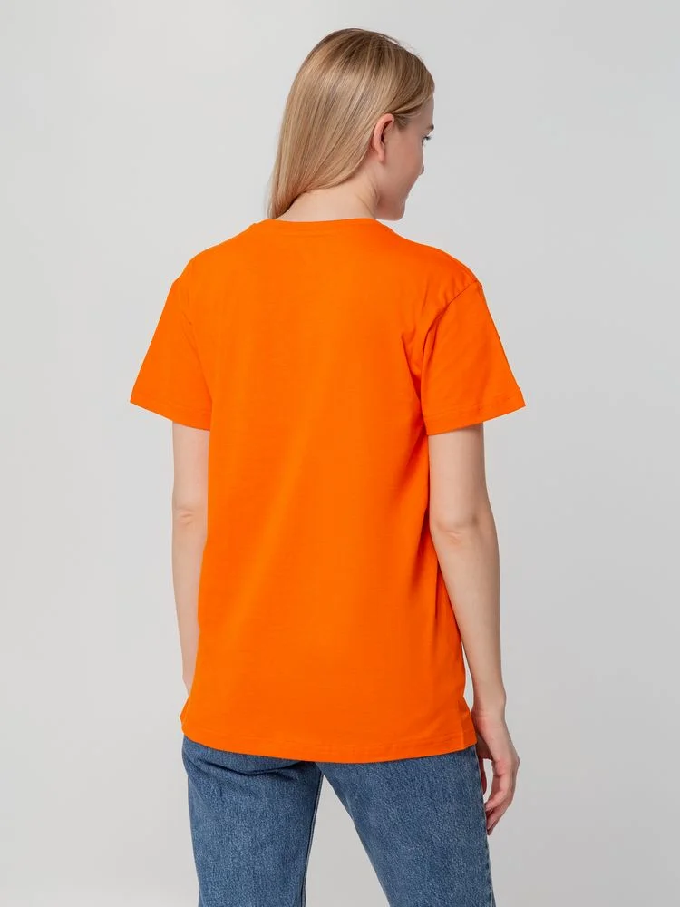 Футболка унисекс T-bolka 140 оранжевая размер XXXL 3XL - фото 10