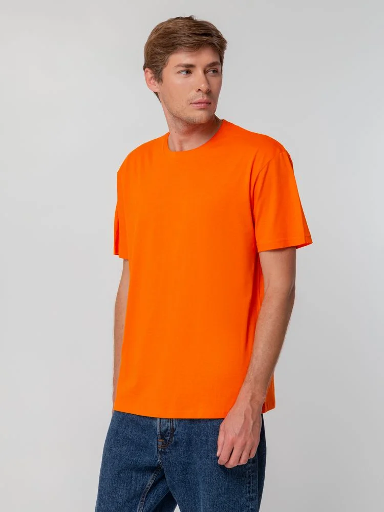 Футболка унисекс T-bolka 140 оранжевая размер XXXL 3XL - фото 6