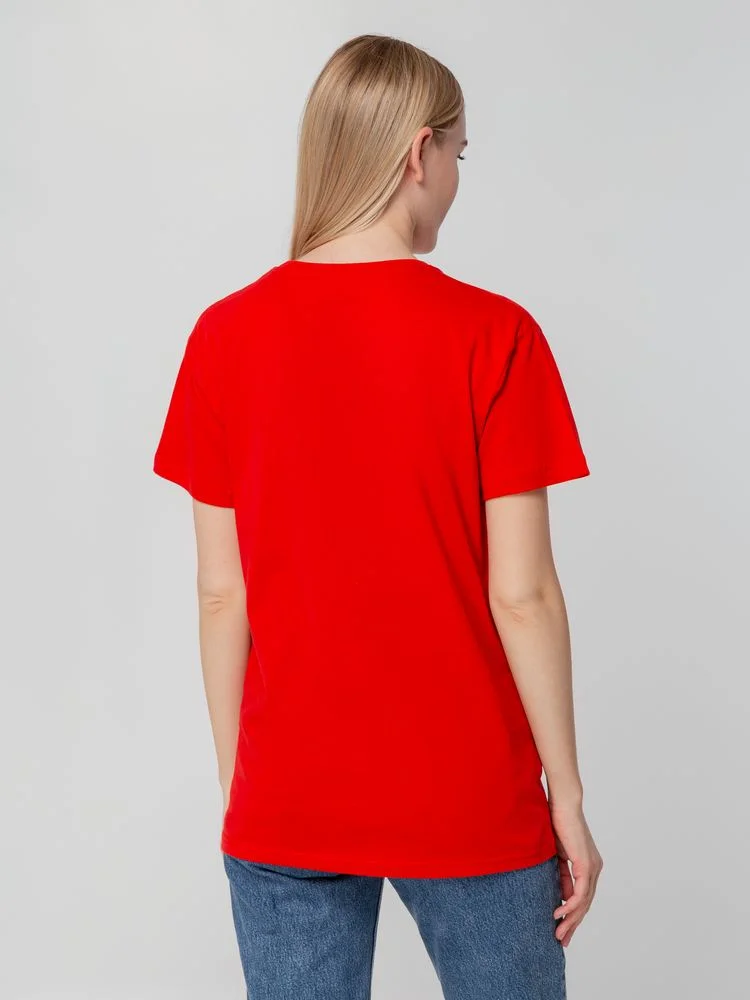 Футболка унисекс T-bolka 140 красная размер XL - фото 7