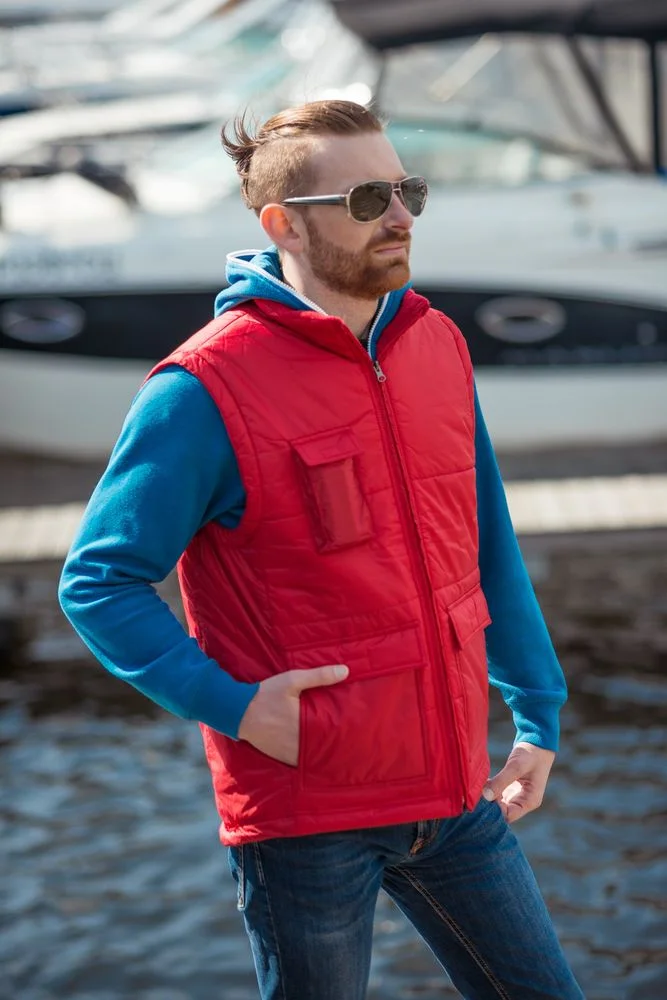 Жилет WORKER красный размер S - фото 3