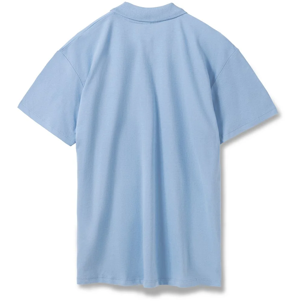 Рубашка поло мужская Summer 170 голубая размер XL - фото 2