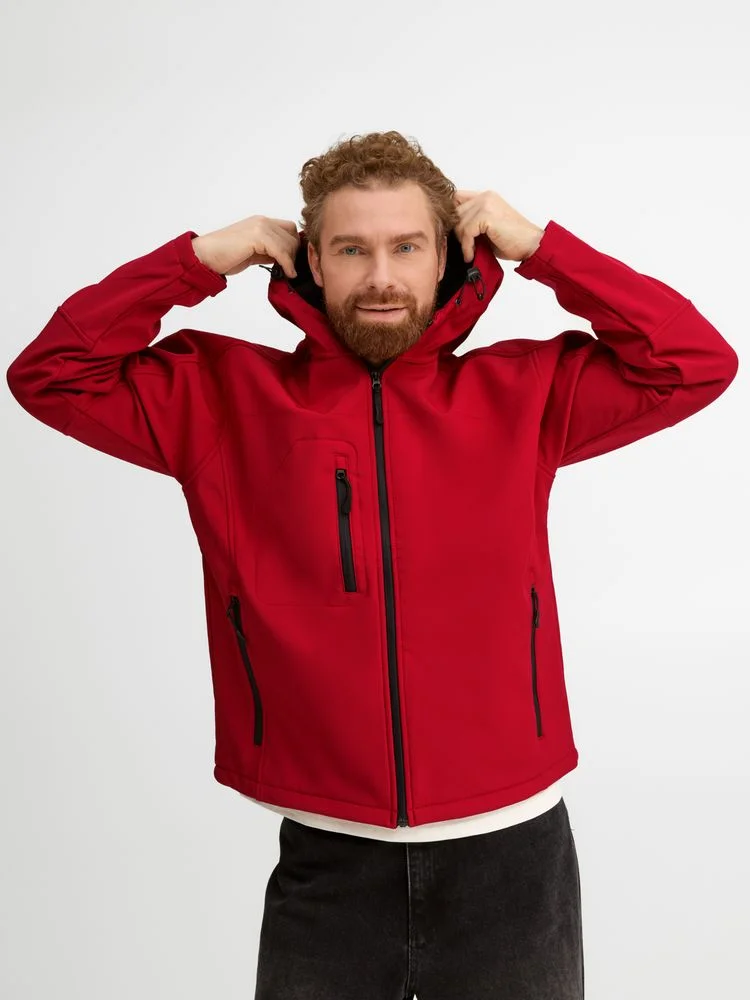 Куртка мужская с капюшоном Replay Men 340 красная размер XS - фото 5