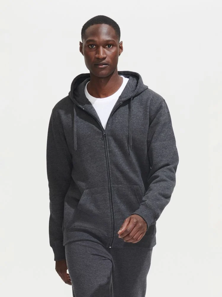 Толстовка мужская на молнии с капюшоном Seven Men, черная, размер M - фото 5