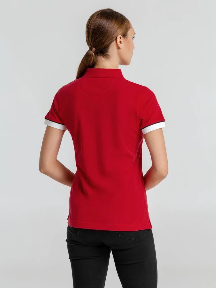 Рубашка поло женская Antreville темно-синяя размер M - фото 9