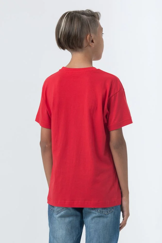 Футболка детская Regent Fit Kids красная на рост 130-140 см 10 лет - фото 5