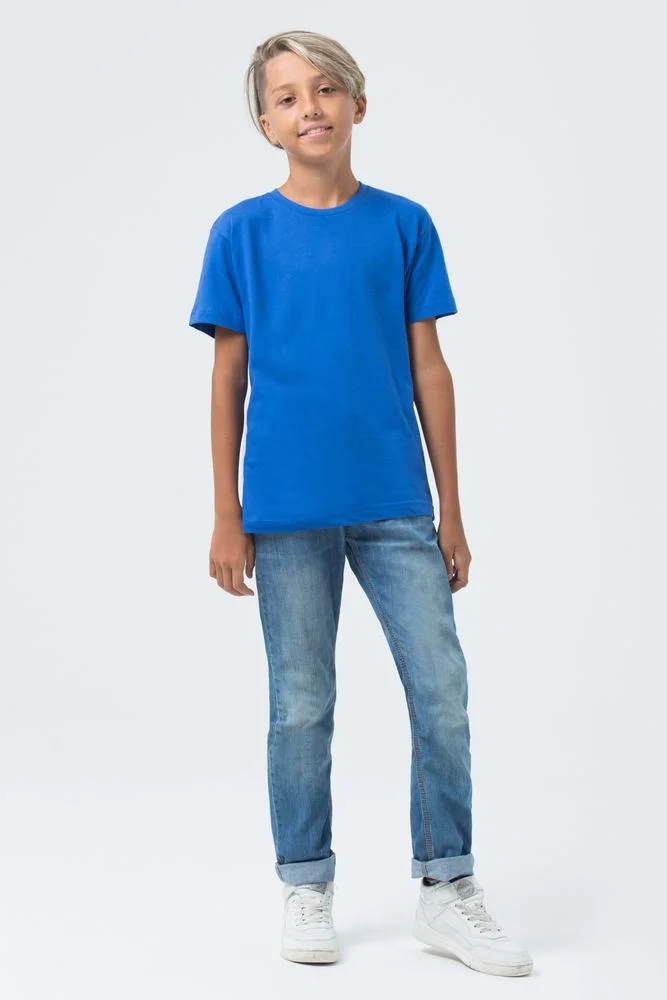 Футболка детская Regent Fit Kids ярко-синяя на рост 142-152 см 12 лет - фото 6