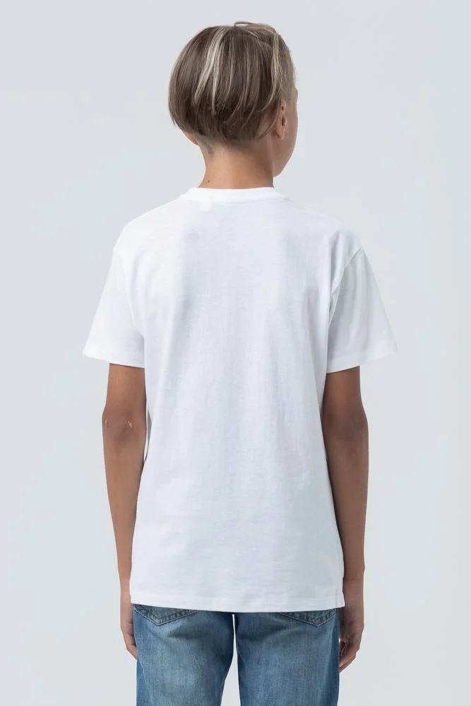 Футболка детская Regent Fit Kids, белая, на рост 142-152 см (12 лет) - фото 5