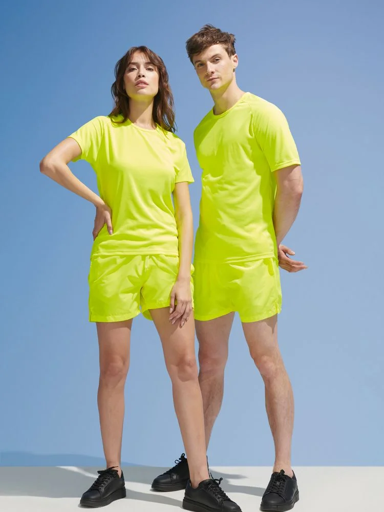 Футболка унисекс Sporty 140 лимонно-желтая размер XS лимонный - фото 6