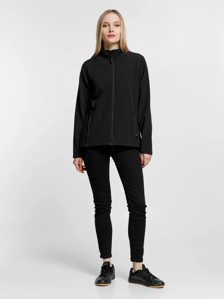 Куртка софтшелл женская Race Women черная размер M - фото 7