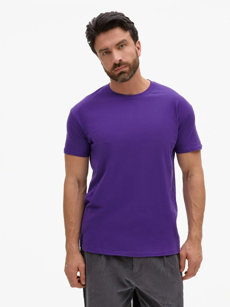 Футболка Imperial 190 темно-фиолетовая, размер XL - фото 4