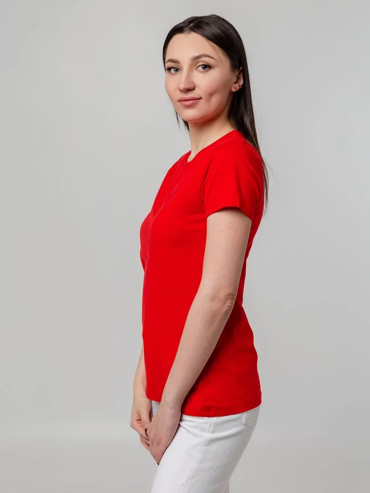 Футболка женская T-bolka Stretch Lady красная размер L L v2 - фото 7
