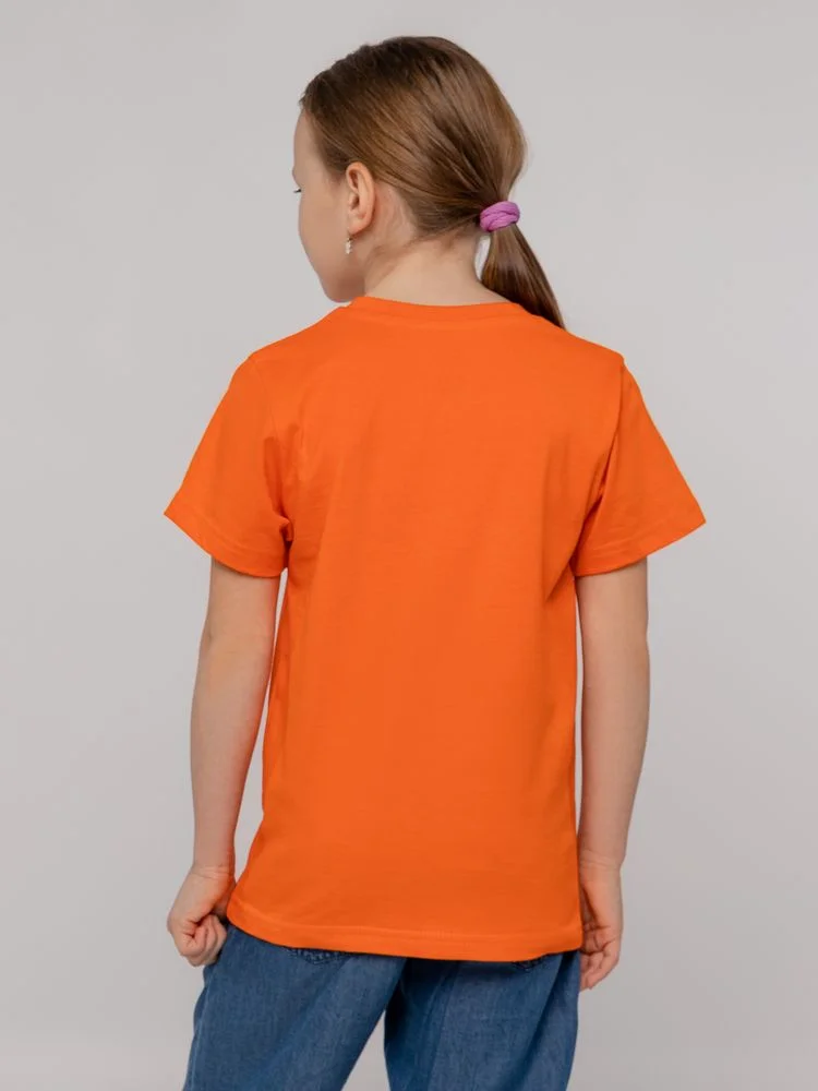 Футболка детская T-Bolka Kids оранжевая 8 лет - фото 6