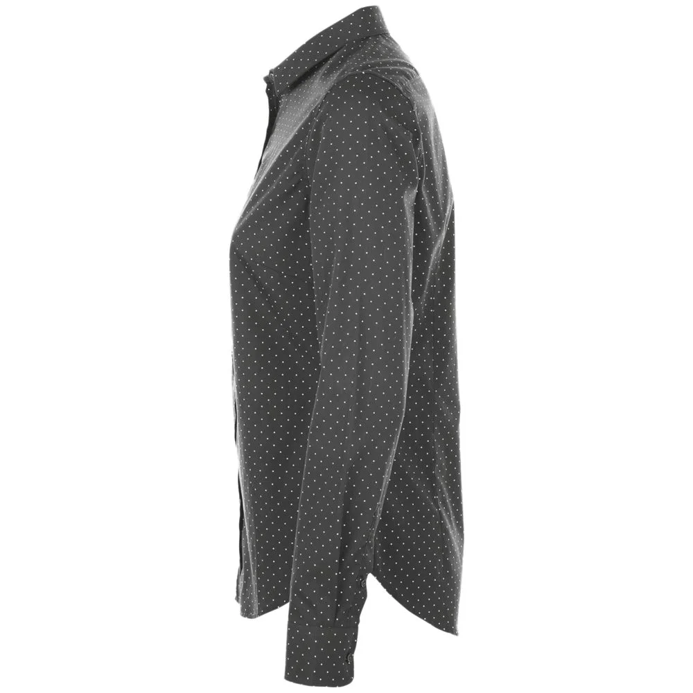 Рубашка женская Becker Women темно-серая с белым размер XXL - фото 3