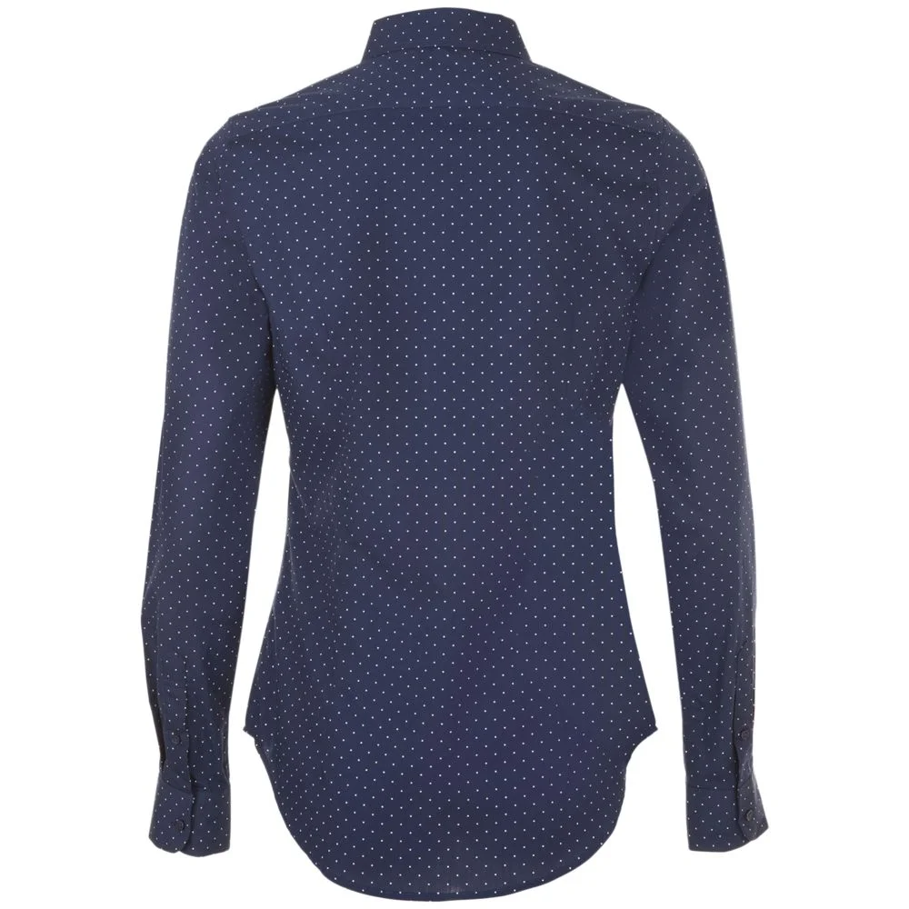 Рубашка женская Becker Women темно-синяя с белым размер XS - фото 2