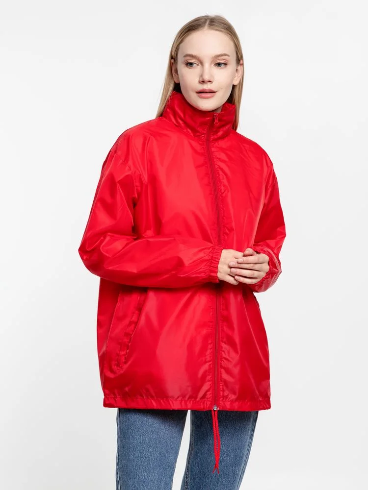 Ветровка унисекс Shift красная размер 3XL - фото 6