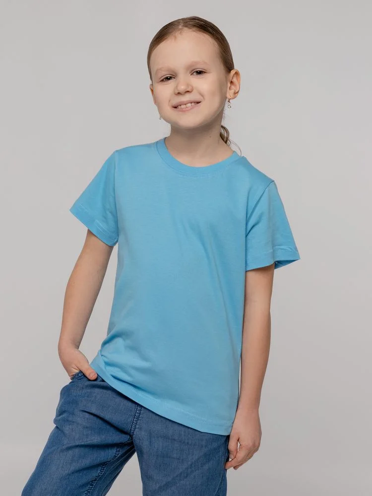 Футболка детская T-Bolka Kids голубая 10 лет - фото 5