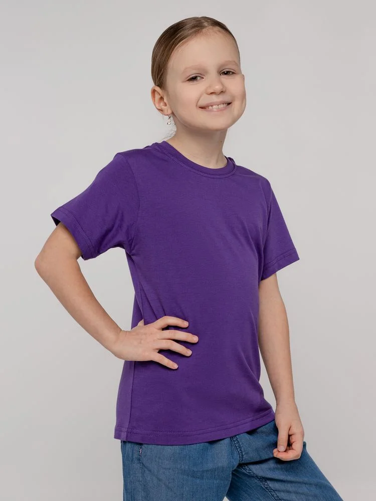 Футболка детская T-Bolka Kids фиолетовая 12 лет - фото 6