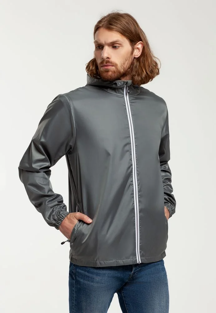 Ветровка мужская Fastplant серая, размер S - фото 8