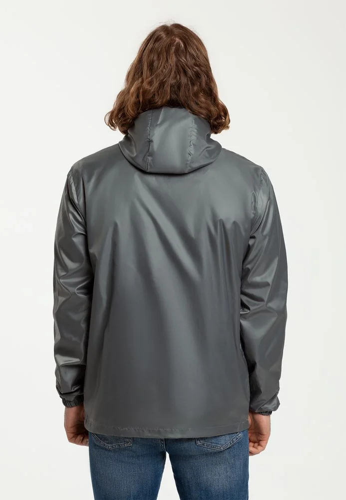 Ветровка мужская Fastplant серая, размер S - фото 9