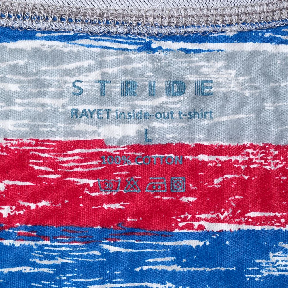 Футболка мужская RAYET двусторонняя красный/синий размер M - фото 6