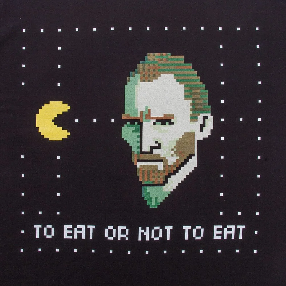 Футболка женская «Ван-Пакман», черная, размер L - фото 3