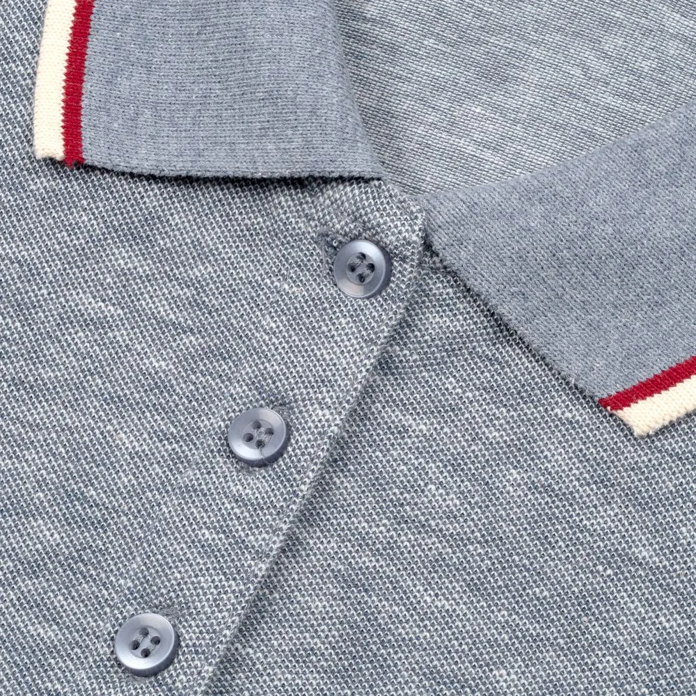 Рубашка поло мужская Paname Men голубой меланж размер M - фото 3