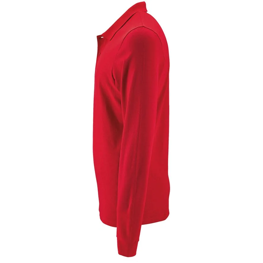 Рубашка поло мужская с длинным рукавом Perfect LSL Men красная размер XL - фото 3