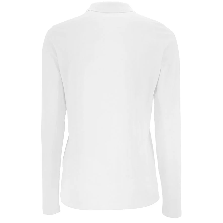 Рубашка поло женская с длинным рукавом Perfect LSL Women белая размер XL - фото 2