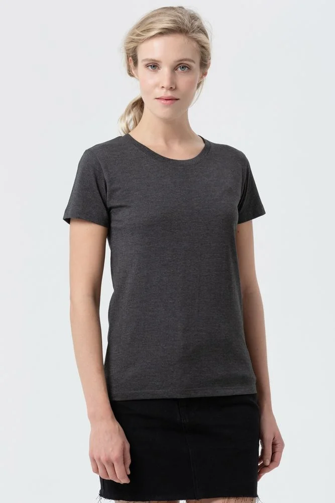 Футболка женская Regent Fit Women черный меланж размер L - фото 4