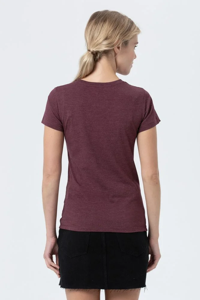 Футболка женская Regent Fit Women бордовый меланж размер S - фото 5