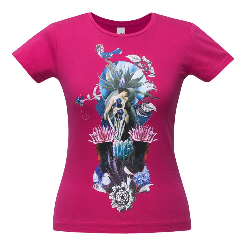 Футболка женская Beauty Sleep ярко-розовая фуксия размер L - фото 2