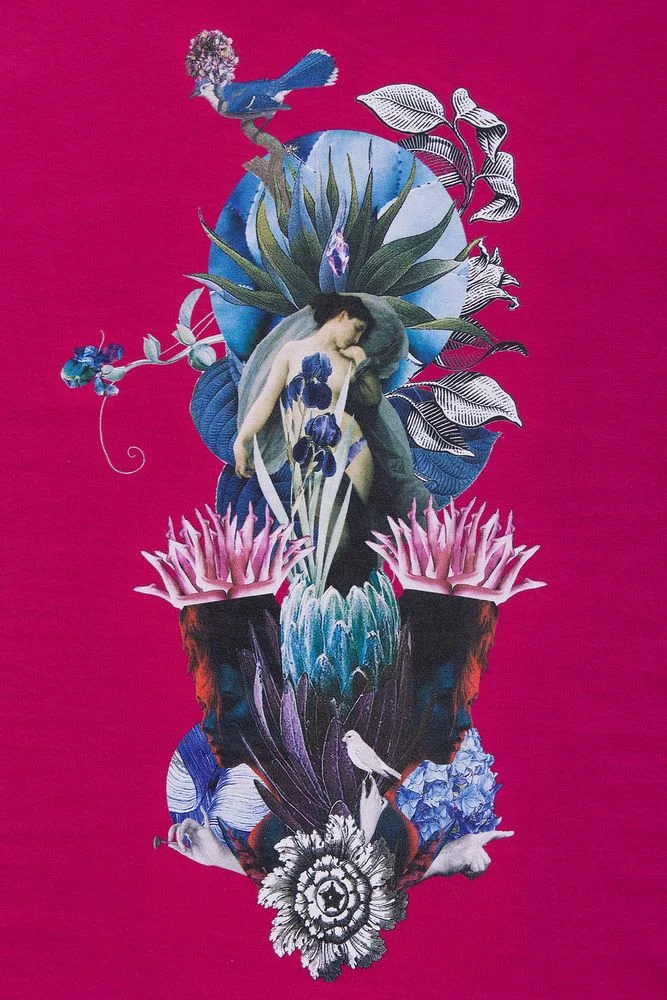 Футболка женская Beauty Sleep ярко-розовая фуксия размер L - фото 3