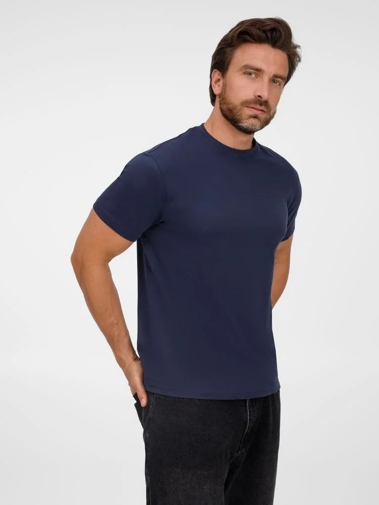 Футболка унисекс T-Bolka 180, темно-синяя, размер XL - фото 1